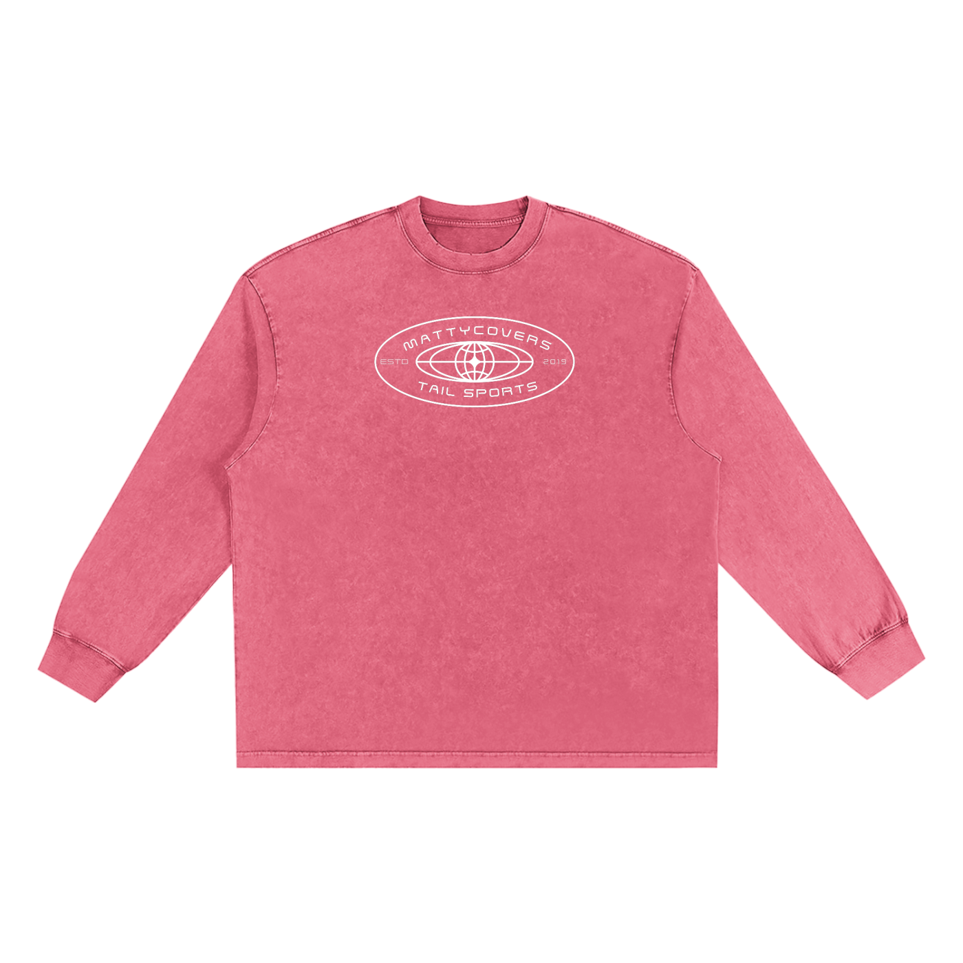 Snow Washed Frayed Edge T-Shirt