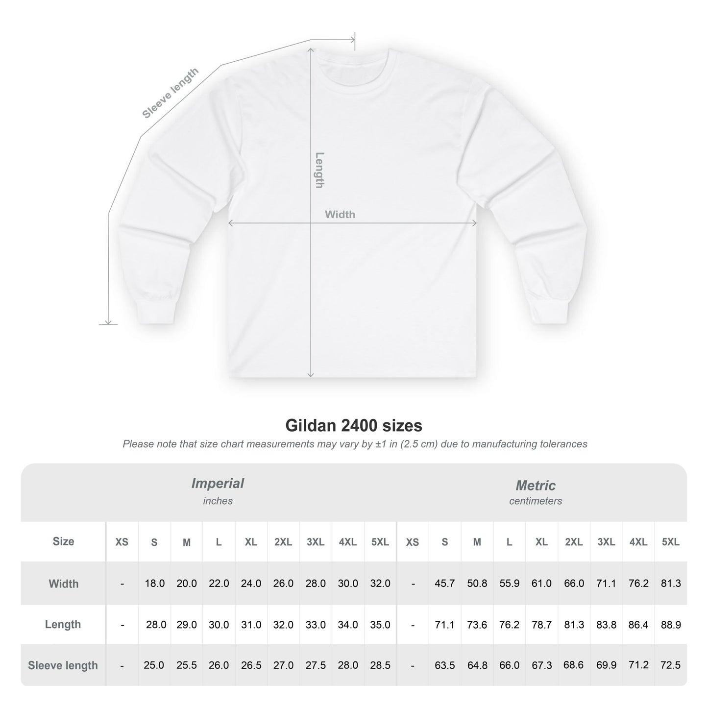 Mattycovers Minimalist Long Sleeve Tee — White Logo Cotton Shirt