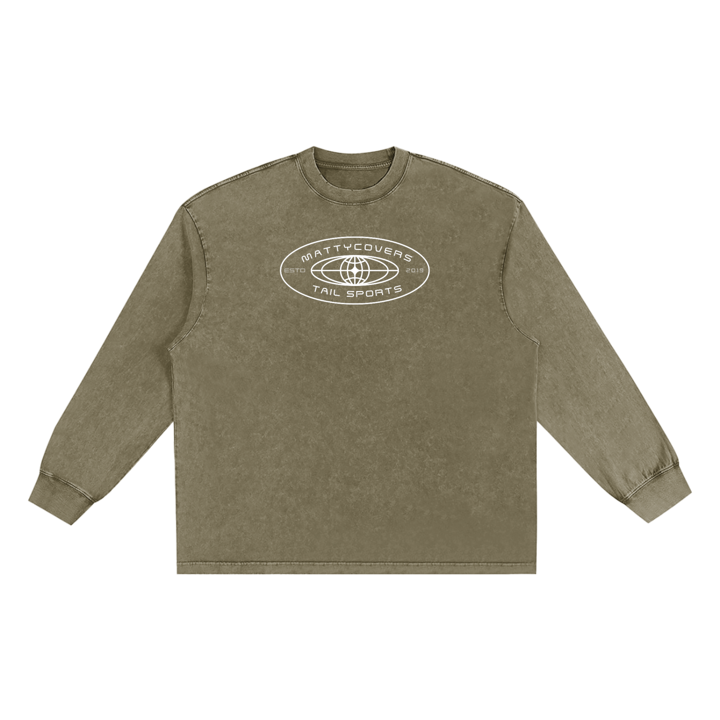 Snow Washed Frayed Edge T-Shirt